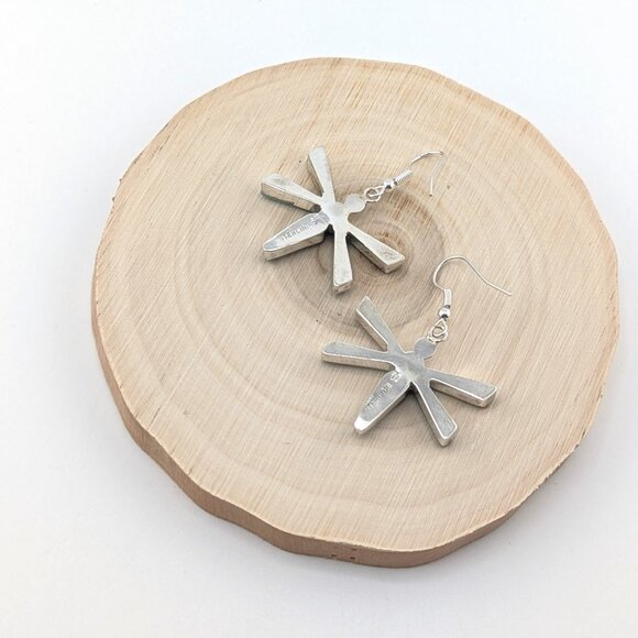 Genuine Navajo Turquoise Earrings Handmade Native American Jewelry for Women *** - Picture 11 of 14